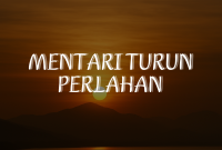 Mentari Turun Perlahan
